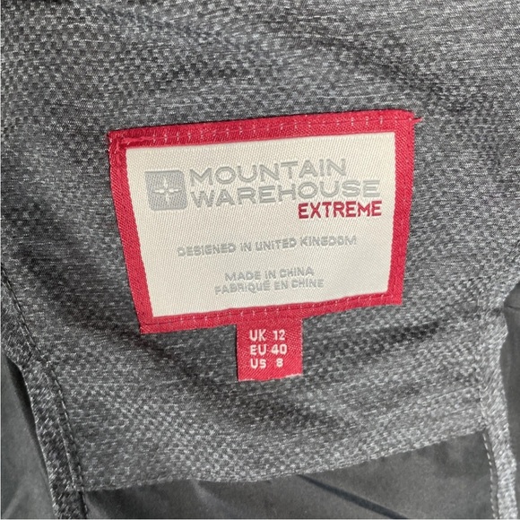 MOUNTAIN WAREHOUSE EXTREME Frost Free Down Padded Jacket Coat Womens Size 8 Hood - Picture 6 of 7